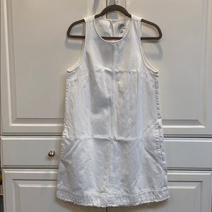 JCrew - White Denim Dress